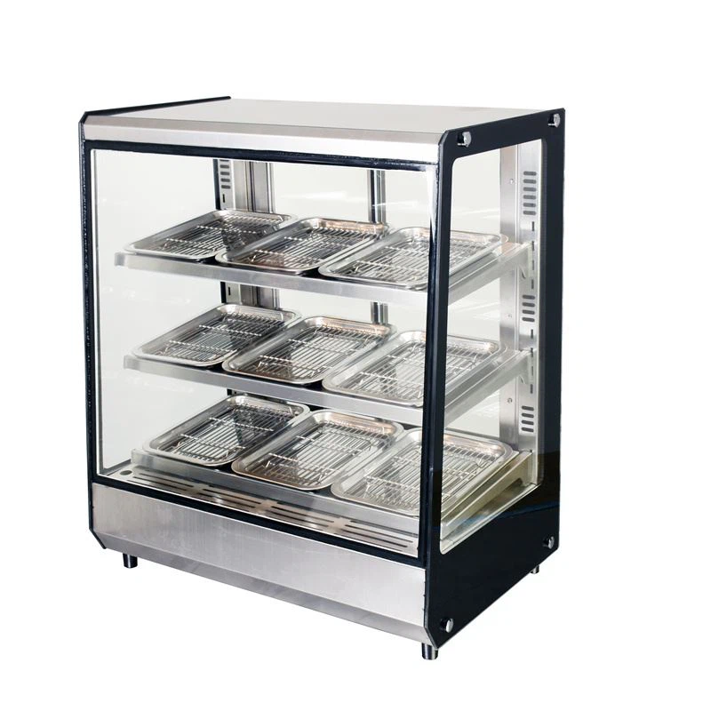 Escaparate de calentadores de alimentos